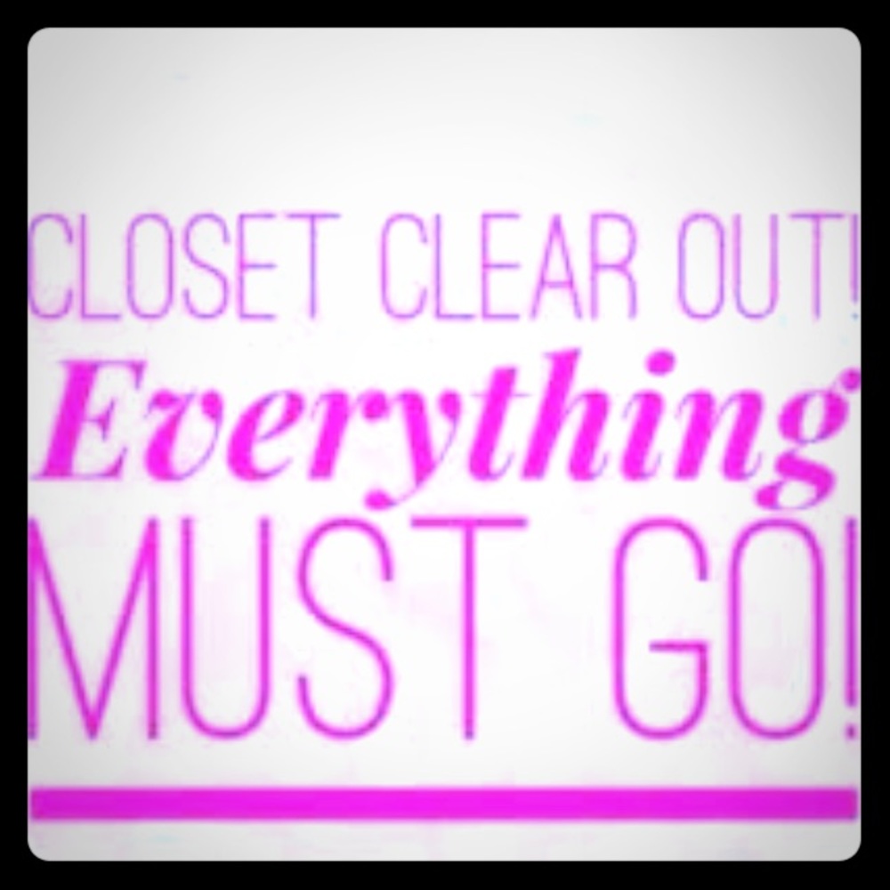 CLOSET CLEANOUT